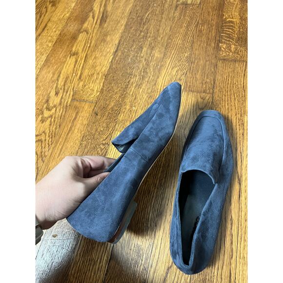 Vince Navy Suesde Loafer Size 5 - Picture 2 of 8